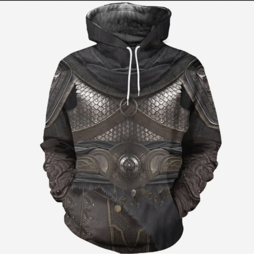 NEW novelty medieval hoodie